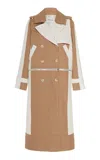 Caalo Water-resistant Convertible Sustainable Trench Coat In Neutral