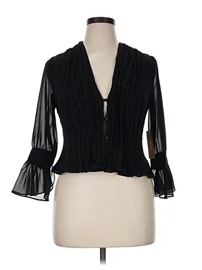 Caara 3/4 Sleeve Blouse In Black