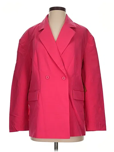 Pre-owned Caara Blazer Jacket In Pink