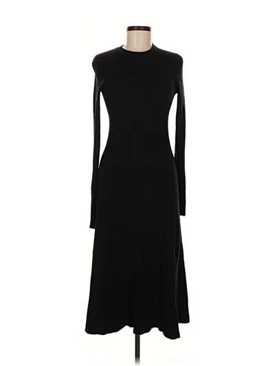 Pre-owned Caara Casual Dress In Black