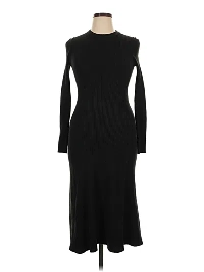 Pre-owned Caara Casual Dress In Black