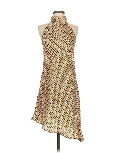 Pre-owned Caara Cocktail Dress In Orange