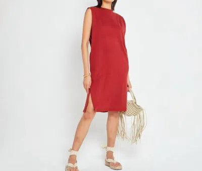 Caara Ella Dress In Rust In Multi