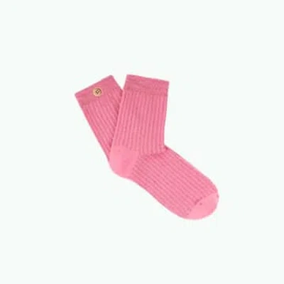 Cabaia Women's Socks With Pink Stripes