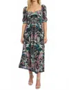 Caballero Aidette Dusk Dress In Primrose In Multi
