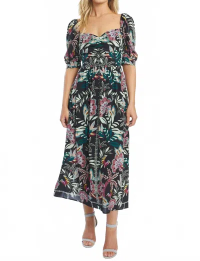 Caballero Aidette Dusk Dress In Primrose In Multi