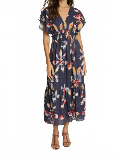Caballero Blakely Dress In Watercolor Bloom In Multi