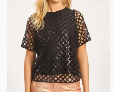 Caballero Carmen Top In Black