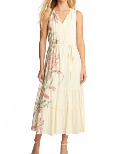 Caballero Carol Midi Dress In Stippled Iris In Neutral