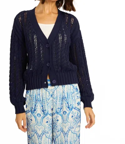 Caballero Casey Peacoat Sweater In Navy In Blue