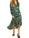 Caballero Cher Maxi Dress In Rhythmic Zebra In Multi