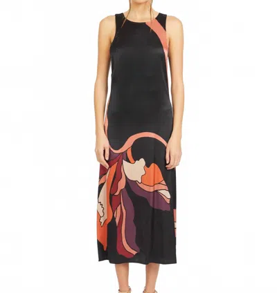 Caballero Daylen Midi Dress In African Paradise In Multi