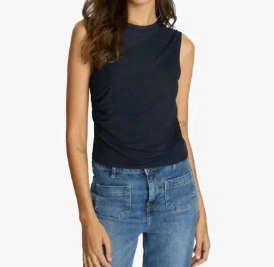 Caballero Devi Sleeveless Tank Top In Navy In Blue