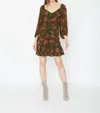 Caballero Elena Dress In Neon Garden In Multi