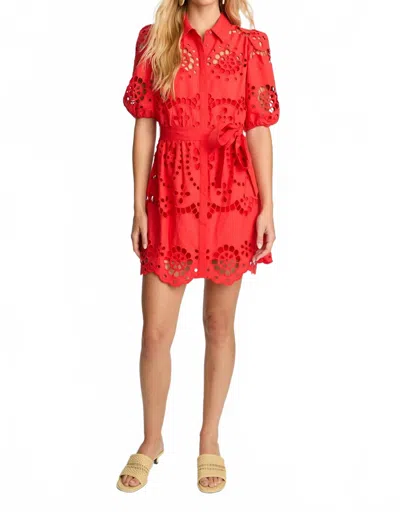 Caballero Eloise Mini Dress In Poppy Red