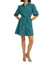 Caballero Eloise Dress In Pacific In Green