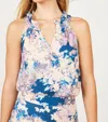 Caballero Fields Hollie Top In Lilac In Blue