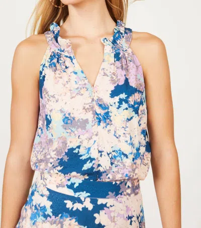 Caballero Fields Hollie Top In Lilac In Blue