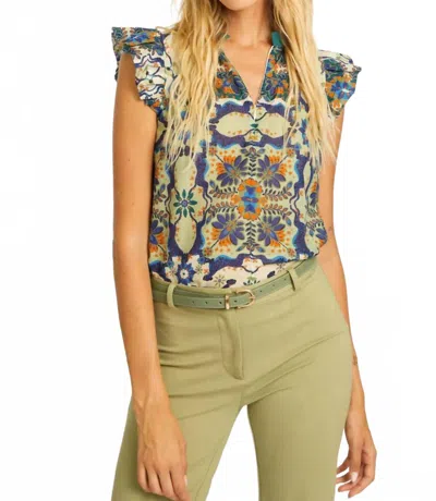 Caballero Filippa Top In Wildcat Tapestry