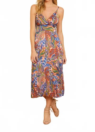Caballero Genevieve Midi Dress In La Boheme In Multi