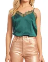 Caballero Gia Garden Lace Cami In Botanical In Multi