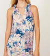 Caballero Hollie Top Lilac Fields In Blue In Multi