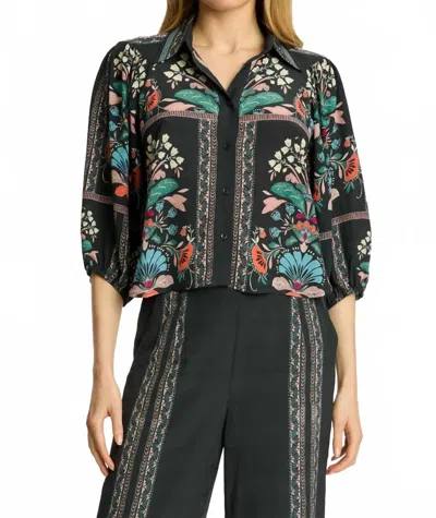 Caballero Juliette Top In Twilight Bloom In Multi