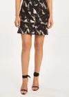 Caballero Lanita Skirt In Precious Metal Geo In Multi
