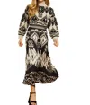 Caballero Lucille Skirt In Ikat Tapestry In Multi