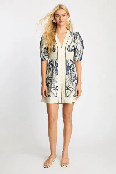 Caballero Lucinda Mini Dress In Ink Island In Multi