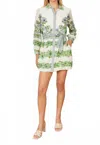Caballero Lucy Dress In Secret Garden In Gold