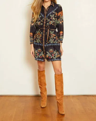 Caballero Lucy Dress In Vintage Cheetah In Multi