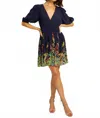 Caballero Madeline Dress In Midnight Kruger In Blue