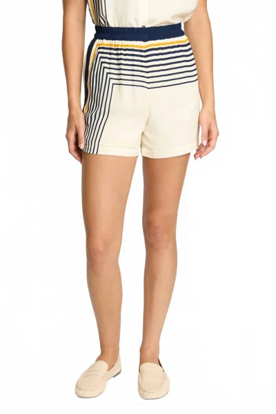 Caballero Mara Short In Vintage Scarf In White