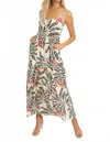 Caballero Marigold Dress In Camo Canopy In Multi