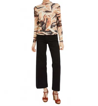 Caballero Marta Long Sleeve Top In Bushveld Haze Tan In Brown