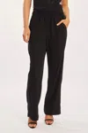 Caballero Max Pant In Black Textured Velvet In Multi