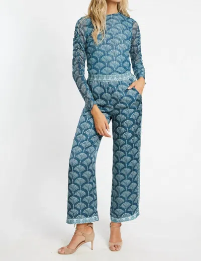 Caballero Max Pants In Ginko Breeze Teal In Blue