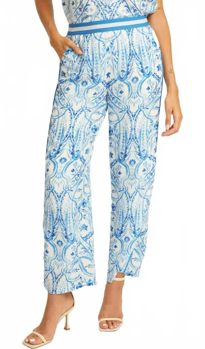 CABALLERO MAX PORCELAIN DECO PANTS IN BLUE