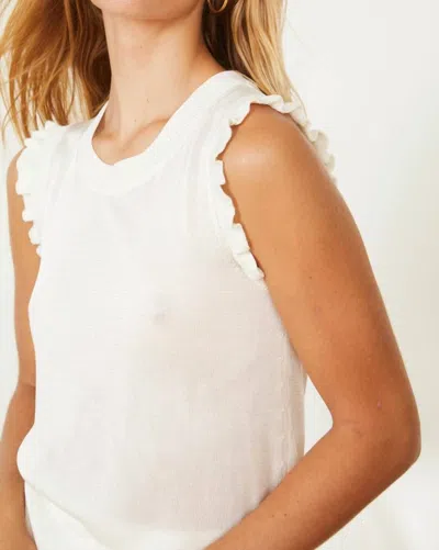 Caballero Millie Knit Top In Ivory In Multi