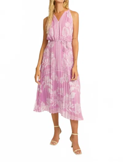 CABALLERO NOUVEL PALM DRESS IN PINK