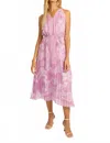 Caballero Nouvel Palm Serenade Dress In Pink In Pink