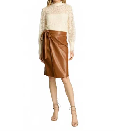 Caballero Peyton Skirt In Brown