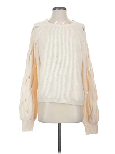 Pre-owned Caballero Pullover Sweater In Ivory