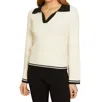 Caballero Quincy Sweater In Ivory/black In Multi