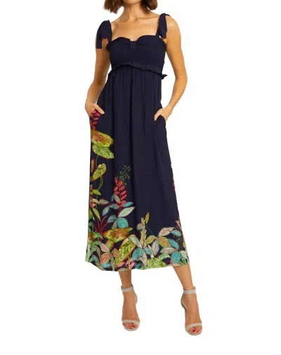 Caballero Rebecca Maxi Dress In Midnight Kruger In Black