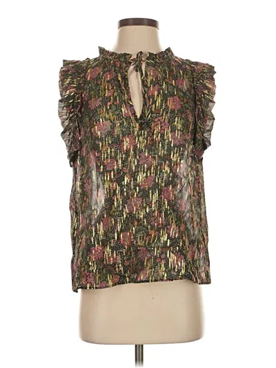 Pre-owned Caballero Sleeveless Blouse In Green