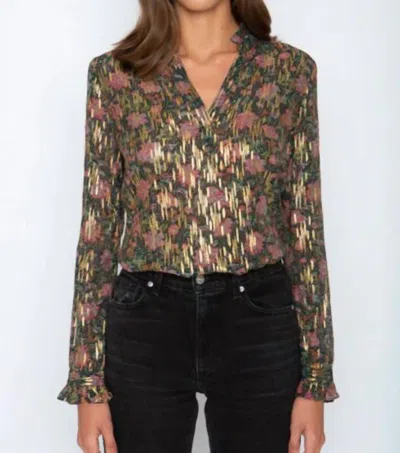 Caballero Vivienne Top In Starlight Floral In Multi