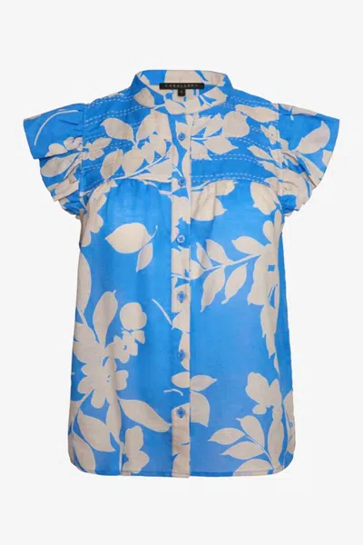 Caballero Women's Anthea Top In Sapphire Shadow In Blue