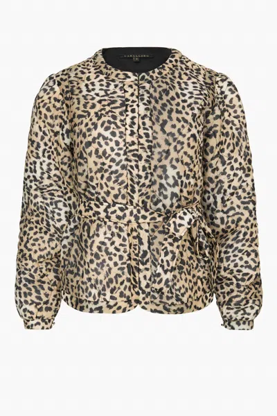 Caballero Women's Ember Jacket In Golden Leopard In Multi